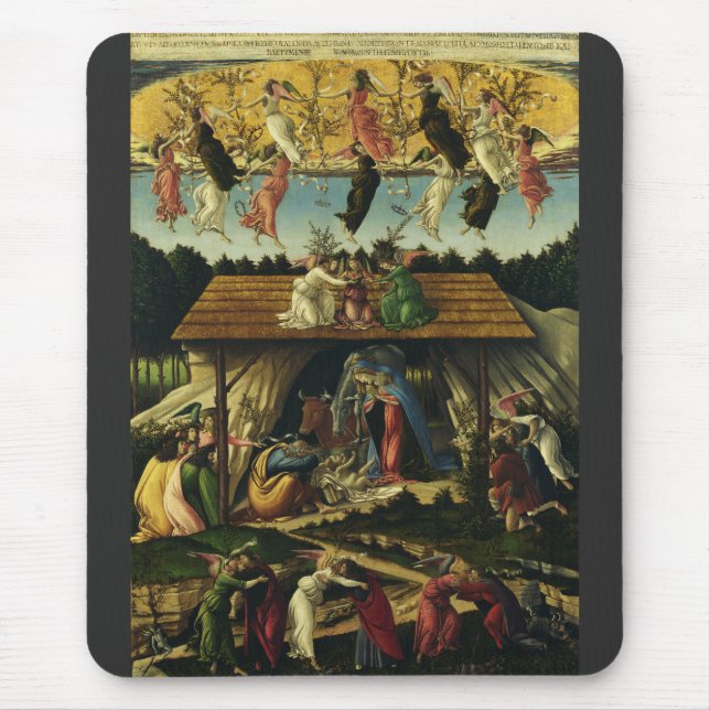 Sandro Botticelli - Den mystiska julen – Finkonst Musmatta (Framsidan)
