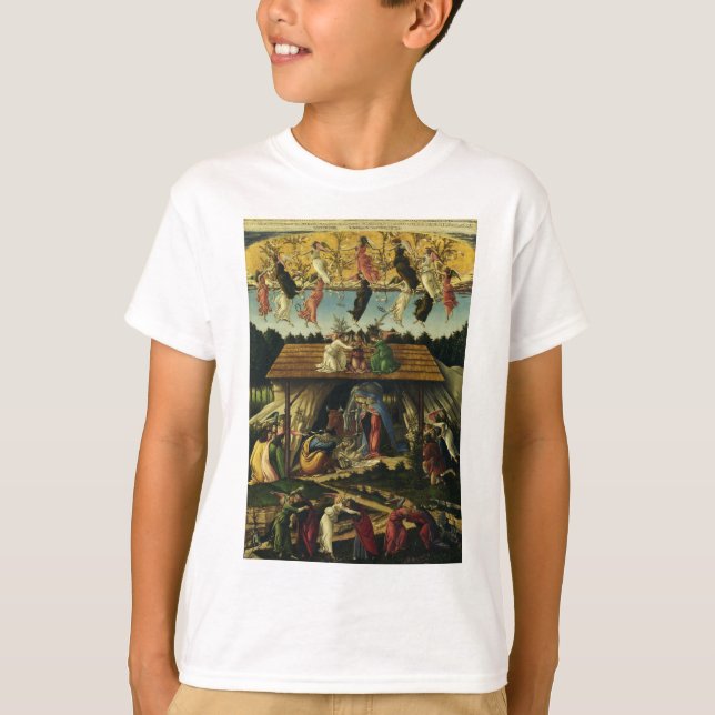 Sandro Botticelli - Den mystiska julen – Finkonst T Shirt (Framsida)