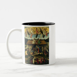 Sandro Botticelli - Den mystiska julen – Finkonst Två-Tonad Mugg
