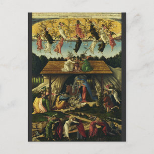Sandro Botticelli - Den mystiska julen – Finkonst Vykort