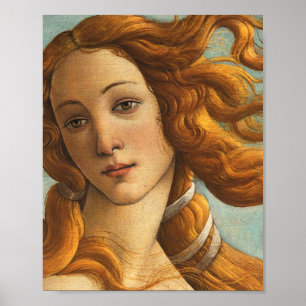 Sandro Botticelli-fågeln i Venus Poster
