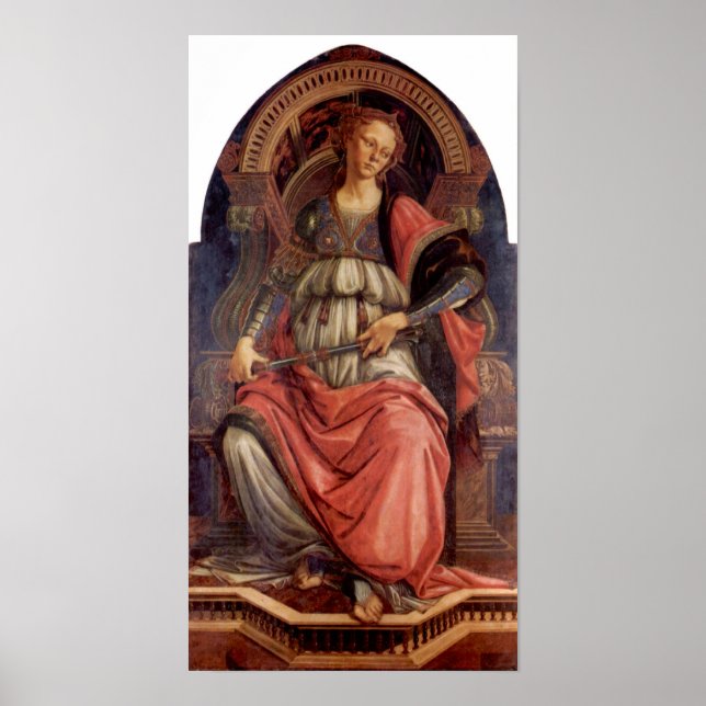 Sandro Botticelli-Fortitude Poster (Framsidan)