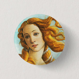Sandro Botticelli Information om Venus Ansikte fö Knapp