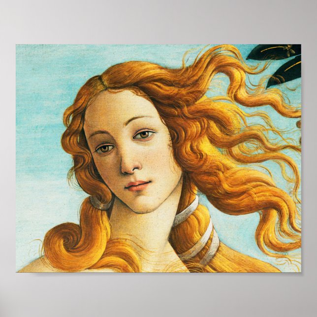 Sandro Botticelli Information om Venus Ansikte föd Poster (Framsidan)