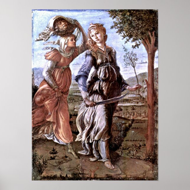 Sandro Botticelli - Judith skall återvända till Be Poster (Framsidan)