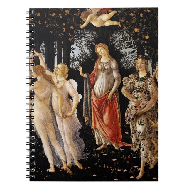 Sandro Botticelli - La Primavera Anteckningsbok (Framsidan)