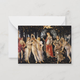 Sandro Botticelli - La Primavera Anteckningskort
