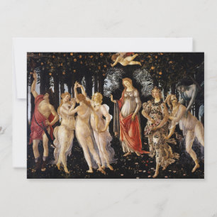 Sandro Botticelli - La Primavera Inbjudningar