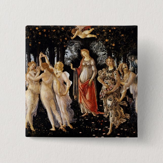 Sandro Botticelli - La Primavera Knapp (Framsida)