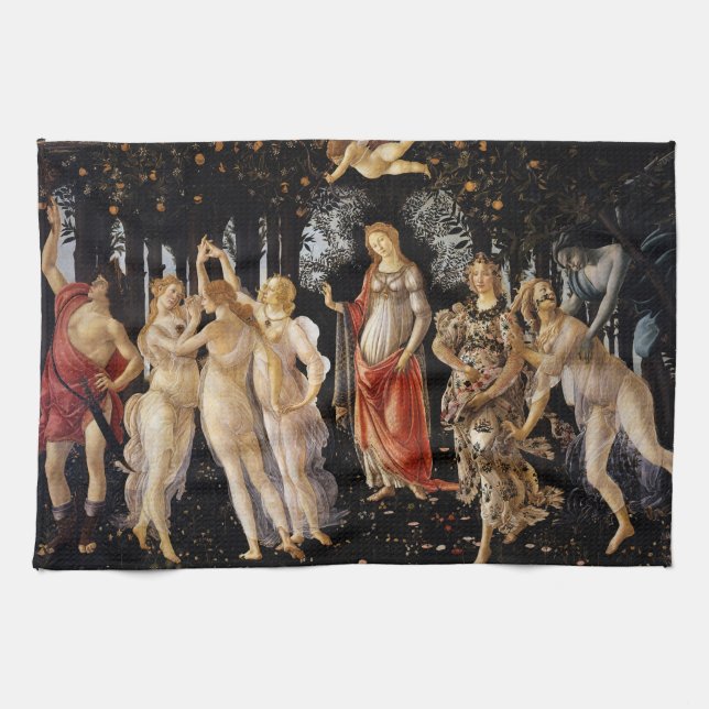 Sandro Botticelli - La Primavera Kökshandduk (Horisontell)