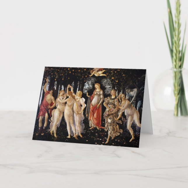 Sandro Botticelli - La Primavera Kort (Framsida)