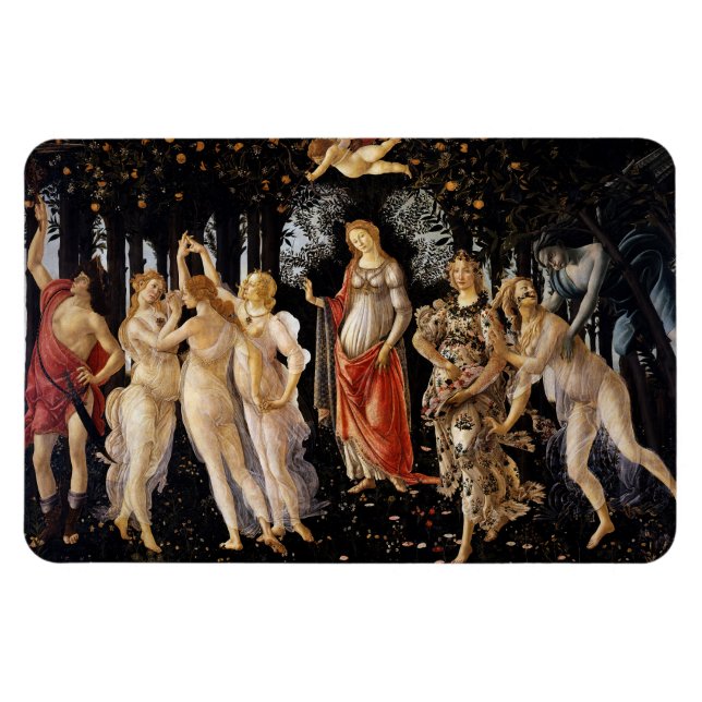 Sandro Botticelli - La Primavera Magnet (Horisontell)