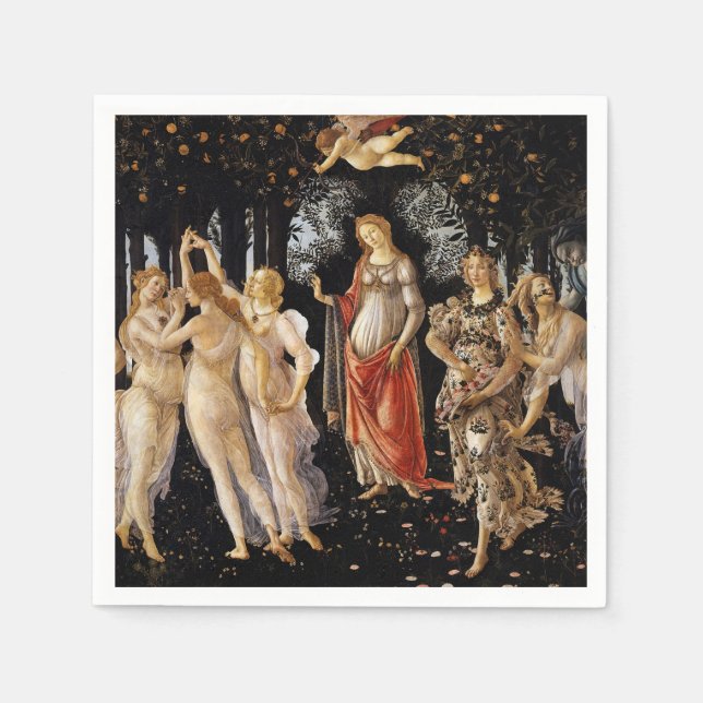 Sandro Botticelli - La Primavera Pappersservett (Framsidan)