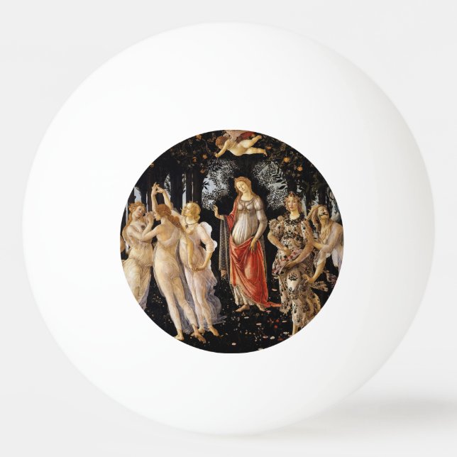 Sandro Botticelli - La Primavera Pingisboll (Framsidan)