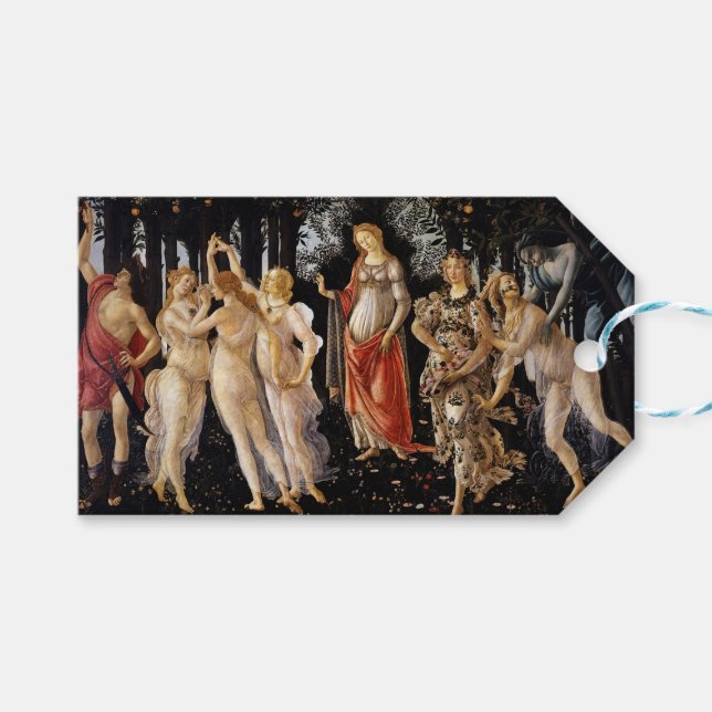 Sandro Botticelli - La Primavera Presentetikett (Framsidan (Horisontell))