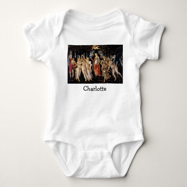 Sandro Botticelli - La Primavera T Shirt (Framsida)