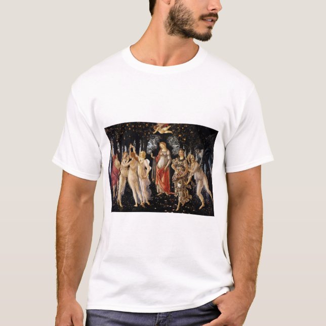 Sandro Botticelli - La Primavera T Shirt (Framsida)