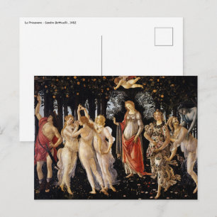 Sandro Botticelli - La Primavera Vykort