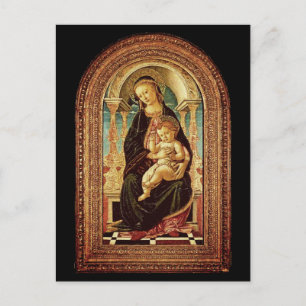 Sandro Botticelli Madonna och Child c 1470 Helg Vykort