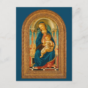 Sandro Botticelli Madonna och Child c 1470 Helg Vykort
