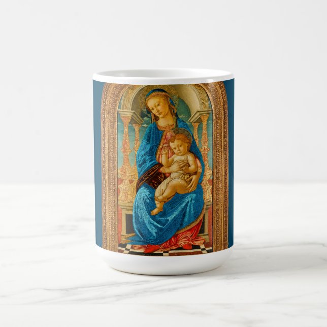 Sandro Botticelli Madonna och Child c 1470 Kaffemugg (Center)