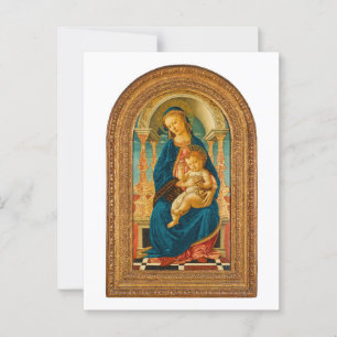 Sandro Botticelli Madonna och Child c 1470 Vykort
