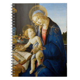 Sandro Botticelli Madonna of the Bok Child Jesus Anteckningsbok