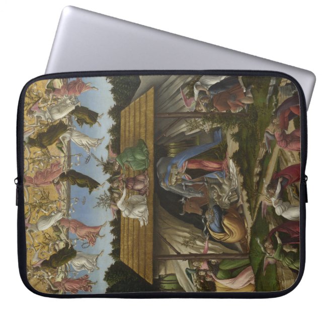 Sandro Botticelli - Mystisk jul Laptop Fodral (Framsidan)