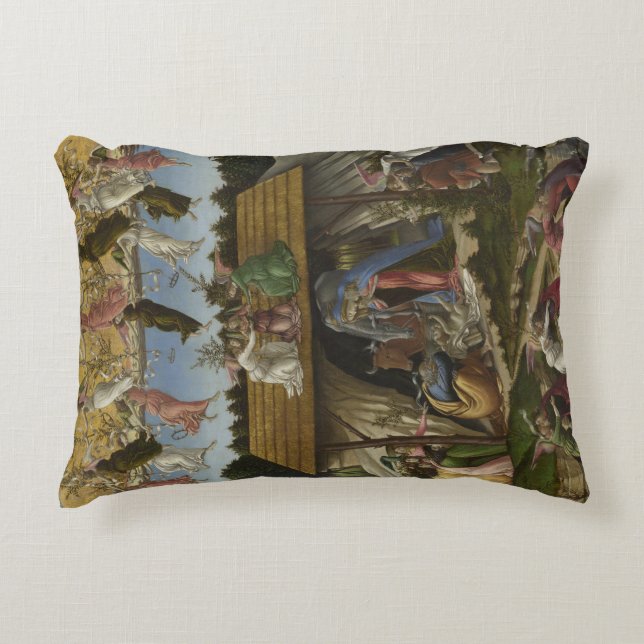 Sandro Botticelli - Mystisk jul Prydnadskudde (Framsidan)