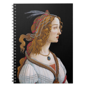 Sandro Botticelli - Porträtt i Simonetta Vespucci Anteckningsbok