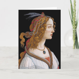 Sandro Botticelli - Porträtt i Simonetta Vespucci Kort