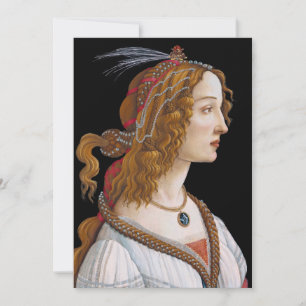 Sandro Botticelli - Porträtt i Simonetta Vespucci Tack Kort
