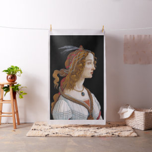 Sandro Botticelli - Porträtt i Simonetta Vespucci Tyg