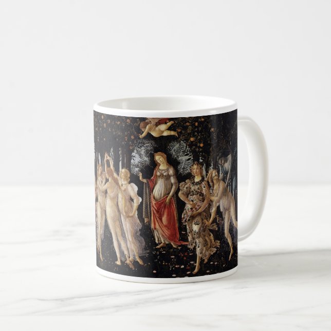 Sandro Botticelli, “ Primavera ” コーヒーマグカップ Kaffemugg (Framsida höger)