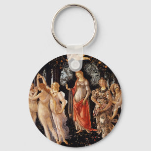 Sandro Botticelli Primavera Fine Art Nyckelring