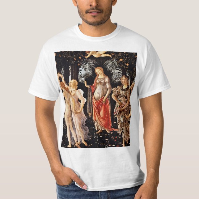 Sandro Botticelli - Primavera, Vår T Shirt (Framsida)
