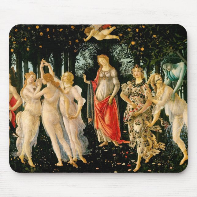Sandro Botticelli "Primavera (Våren)" Musmatta (Framsidan)