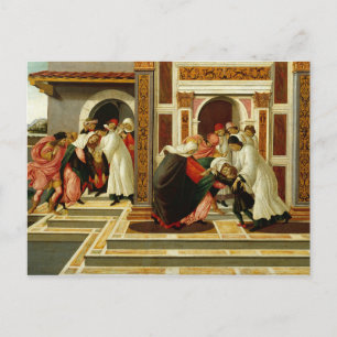 Sandro Botticelli - Sist Miracle och dödsfallet Vykort
