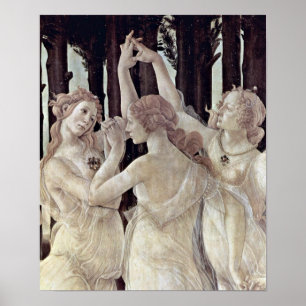 Sandro Botticelli - tre gracerna Poster
