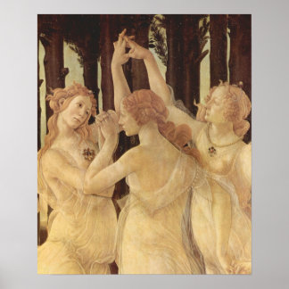 Sandro Botticelli-Vår (Primavera), närmare uppgift Poster