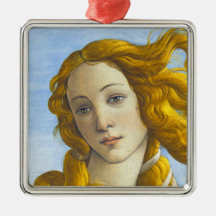 Sandro Botticelli - Venus Detail födelse Julgransprydnad Metall