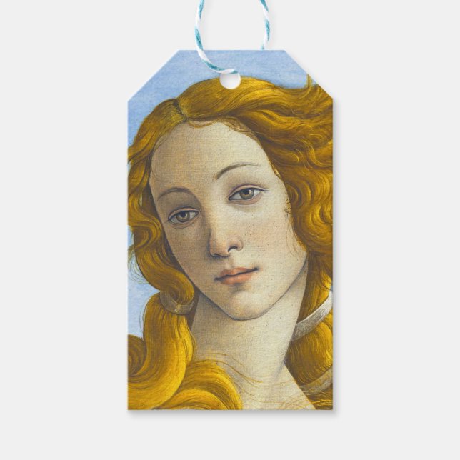 Sandro Botticelli - Venus Detail födelse Presentetikett (Framsidan)