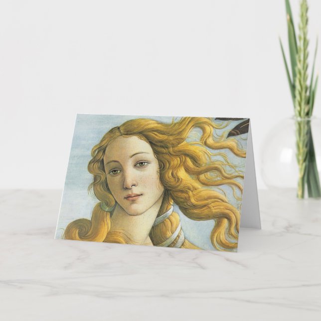 Sandro Botticelli - Venus (Detail) Kort (Framsida)