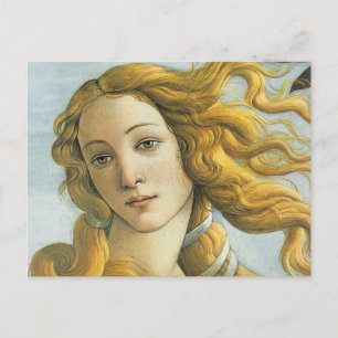 Sandro Botticelli - Venus (Detail) Vykort