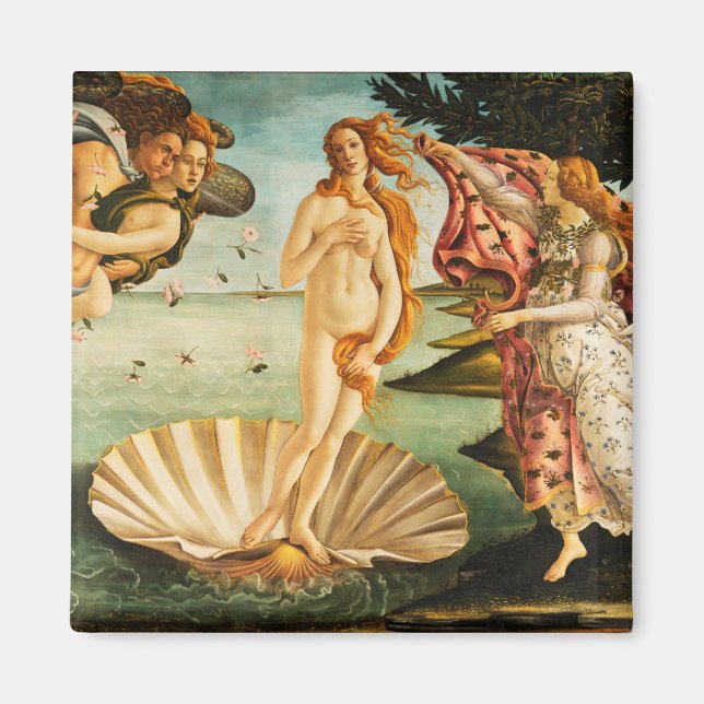 Sandro Botticelli: Venus Fine Art Magnet (Framsidan)