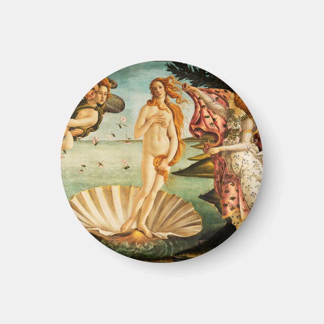Sandro Botticelli: Venus Fine Art Magnet (Framsidan)