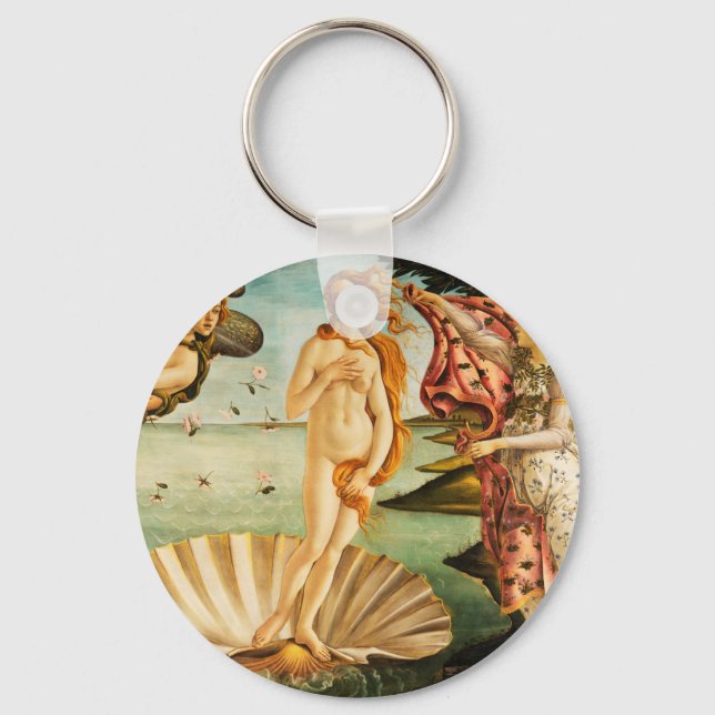 Sandro Botticelli: Venus Fine Art Nyckelring (Framsida)