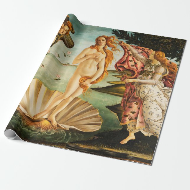 Sandro Botticelli: Venus Fine Art Presentpapper (Utrullad)