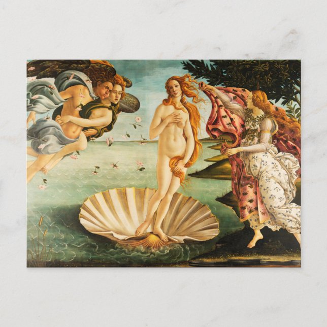 Sandro Botticelli: Venus Fine Art Vykort (Framsida)