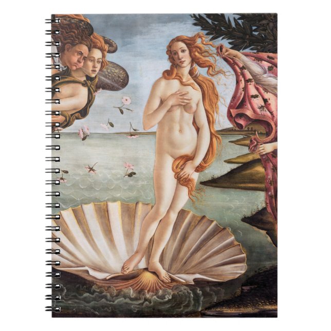 Sandro Botticelli - Venus födelse Anteckningsbok (Framsidan)